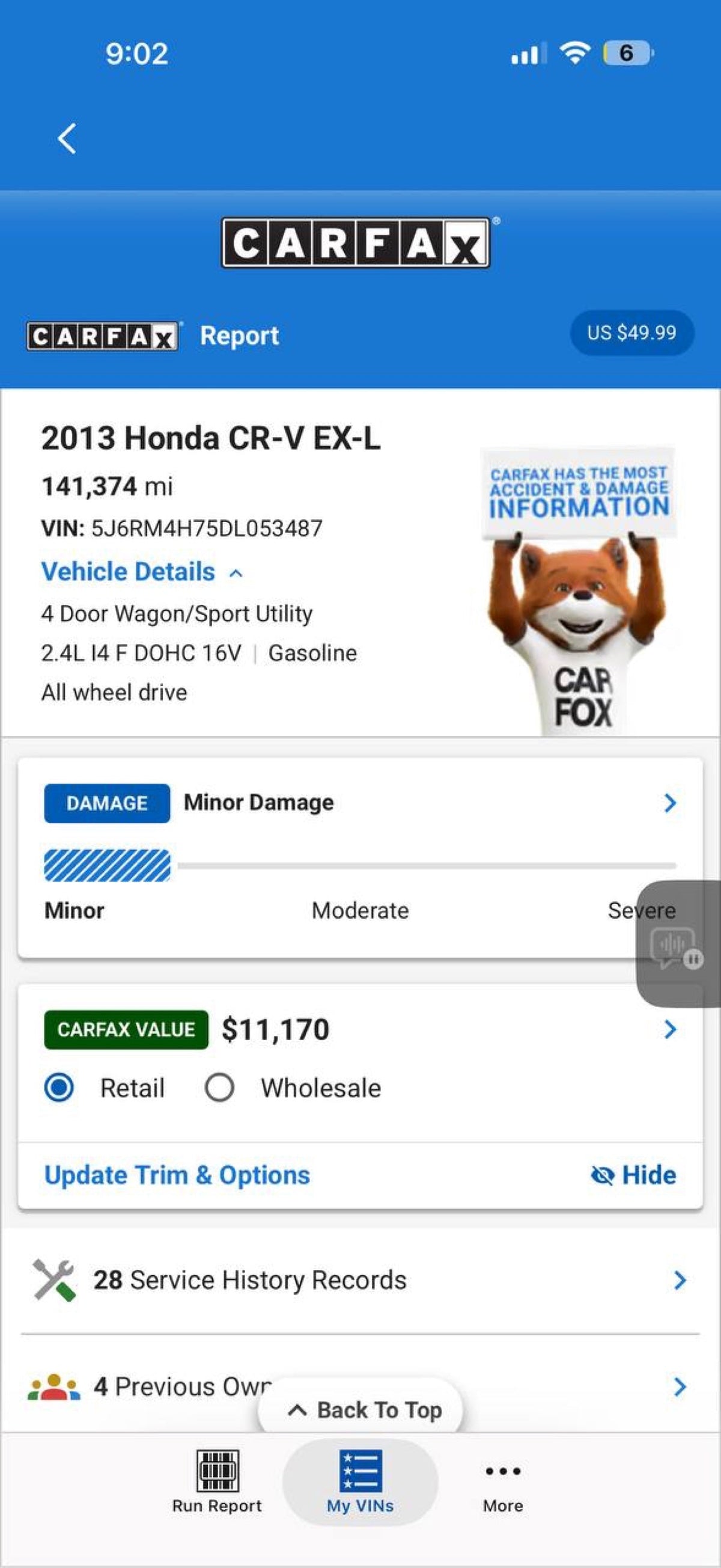 2013 Honda CR-V EX-L AWD