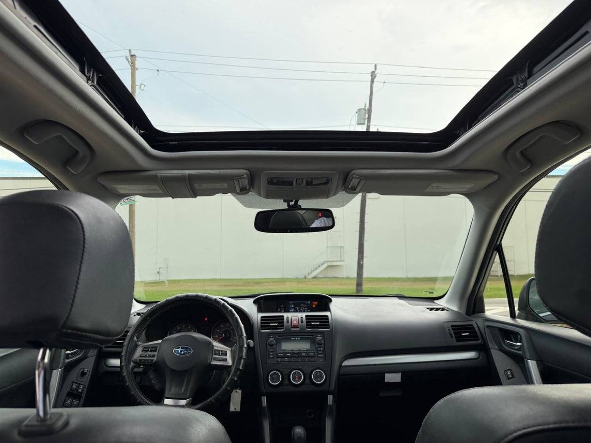 2014 Subaru Forester cabin with sunroof